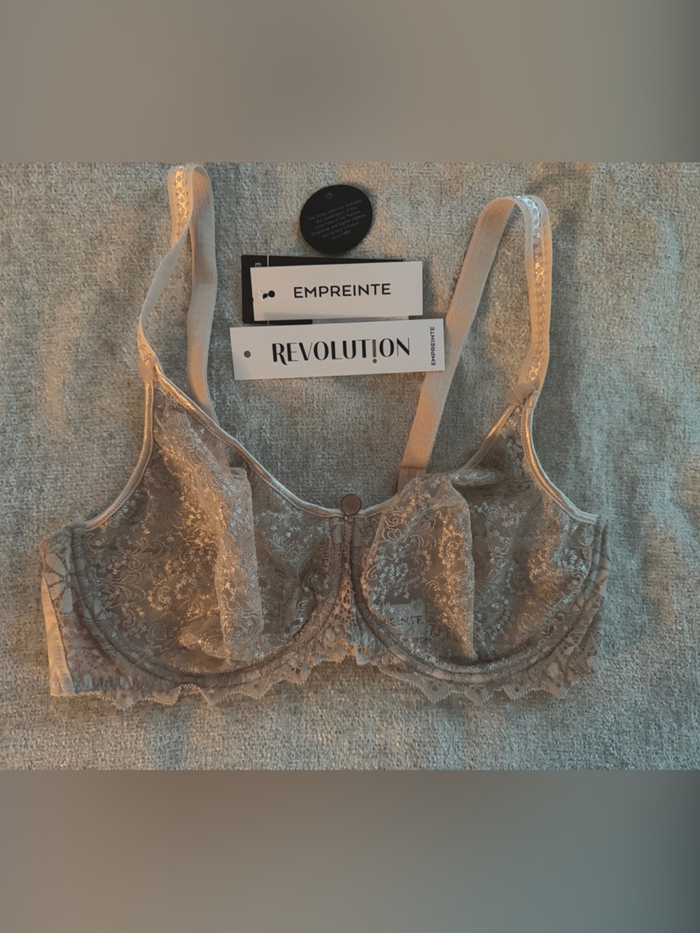 Empreinte Revolution Lace Underwire Bra Limited Edition — Ivory Gold, 36D